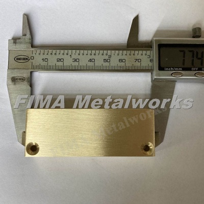 Custom CNC TOP CAP WALL 3mm H62 Brass 0.8 μm Ra