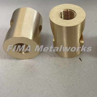 Custom Brass CNC  RING COUP Bushing Part